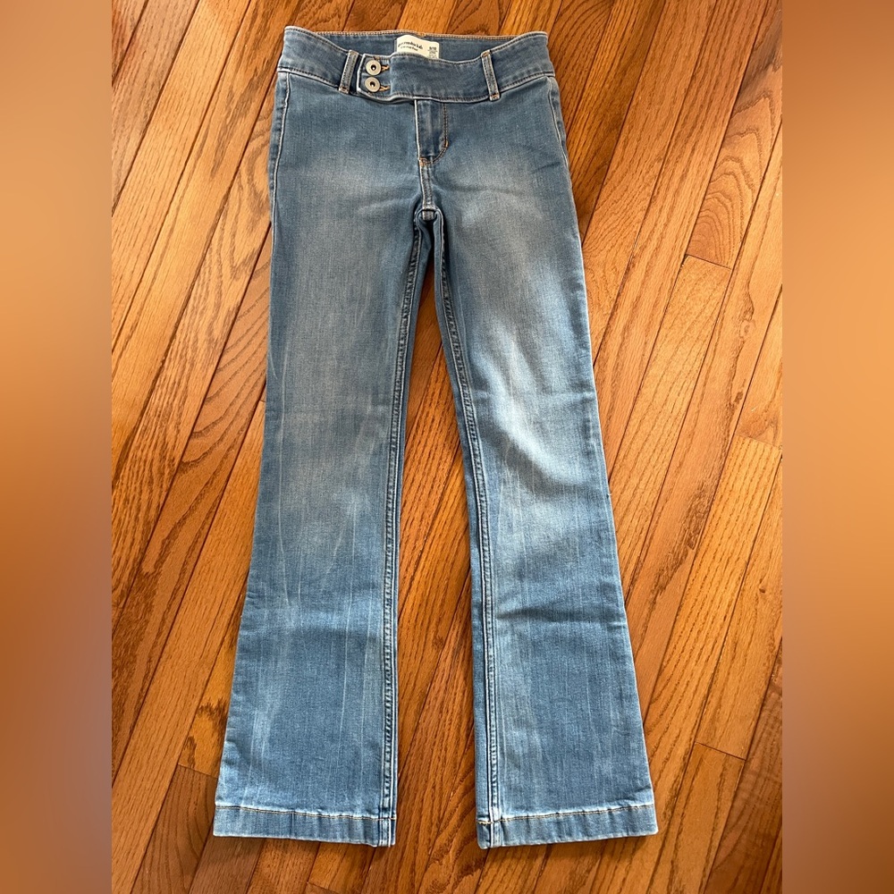 Abercrombie Kids 9 10 Long Low Rise Boot Jeans